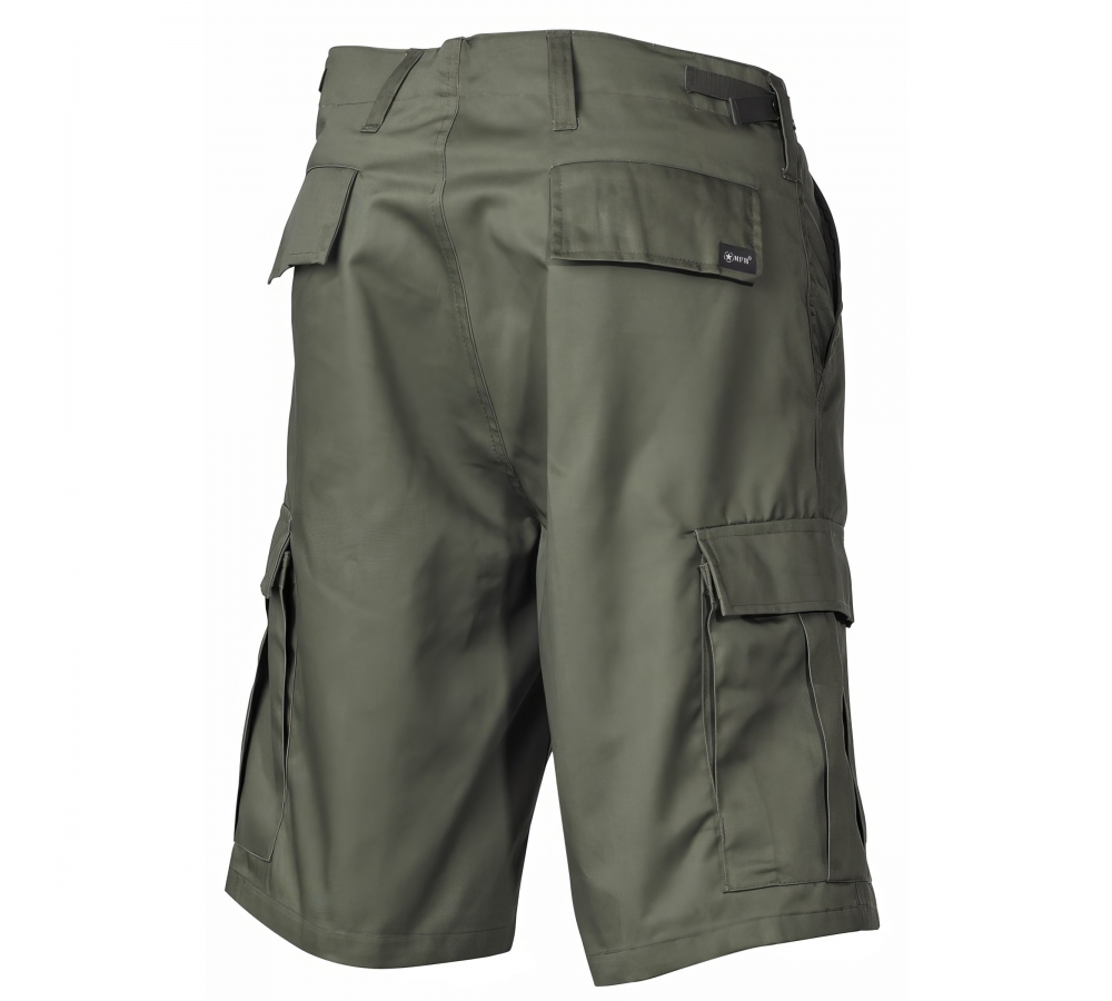 Bermudas BDU vert OD poches aux jambes