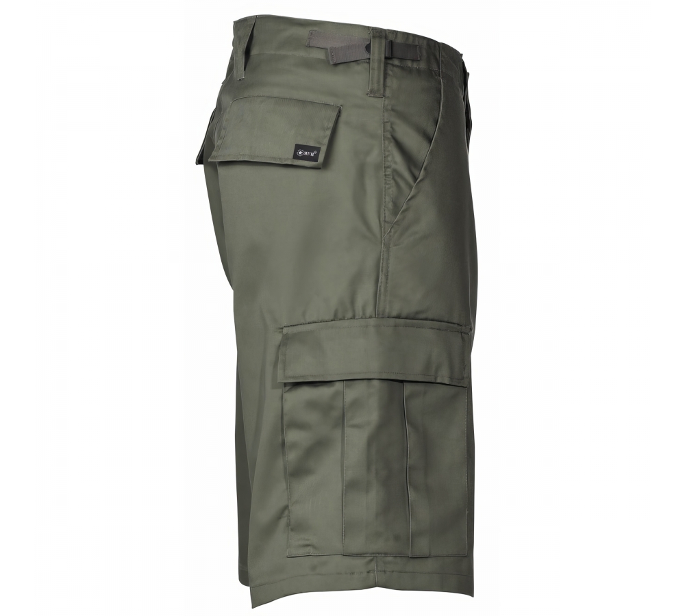 Bermudas BDU vert OD poches aux jambes