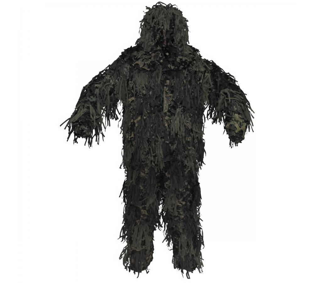 Tarnanzug "Ghillie Jackal" 3-D Body System woodland