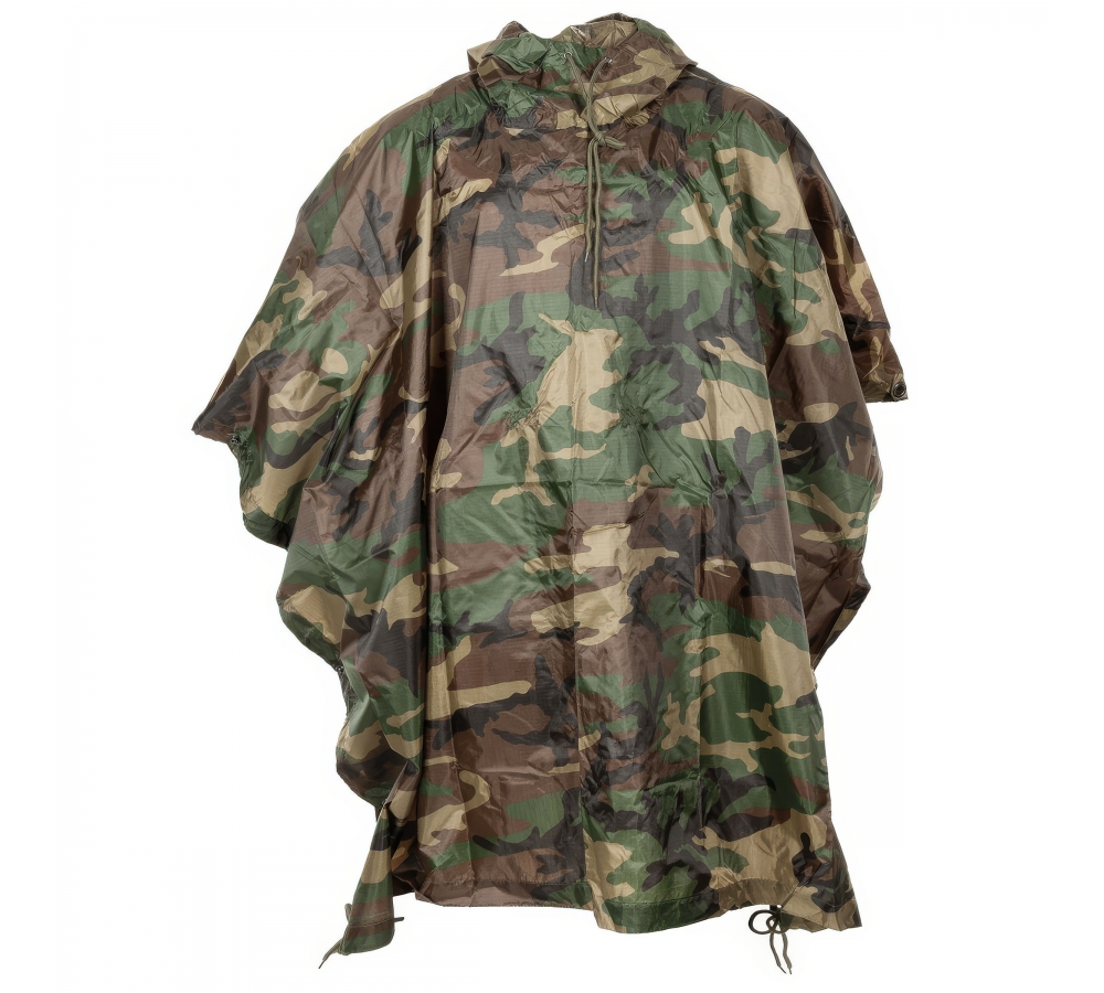 Poncho Rip Stop woodland ca. 144 x 223 cm
