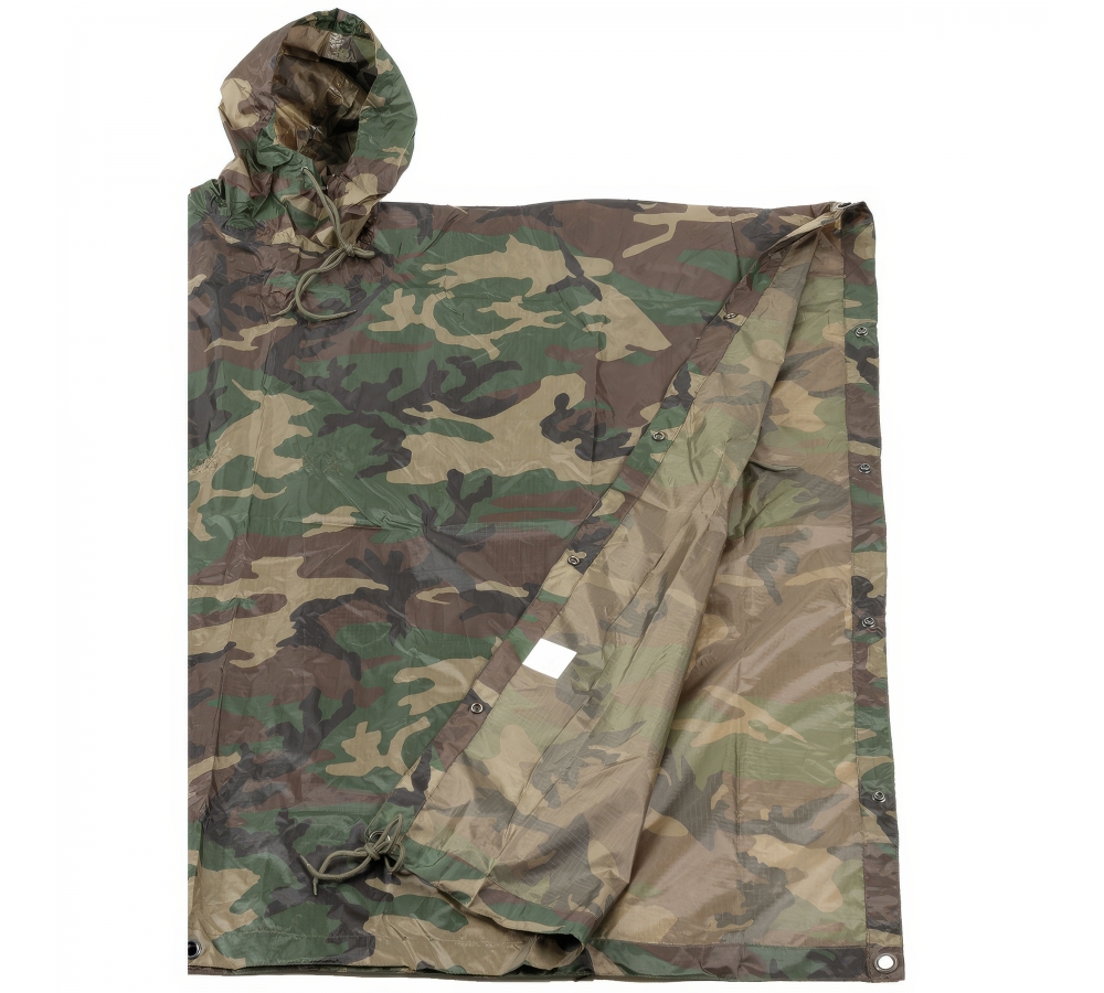 Poncho Rip Stop woodland ca. 144 x 223 cm