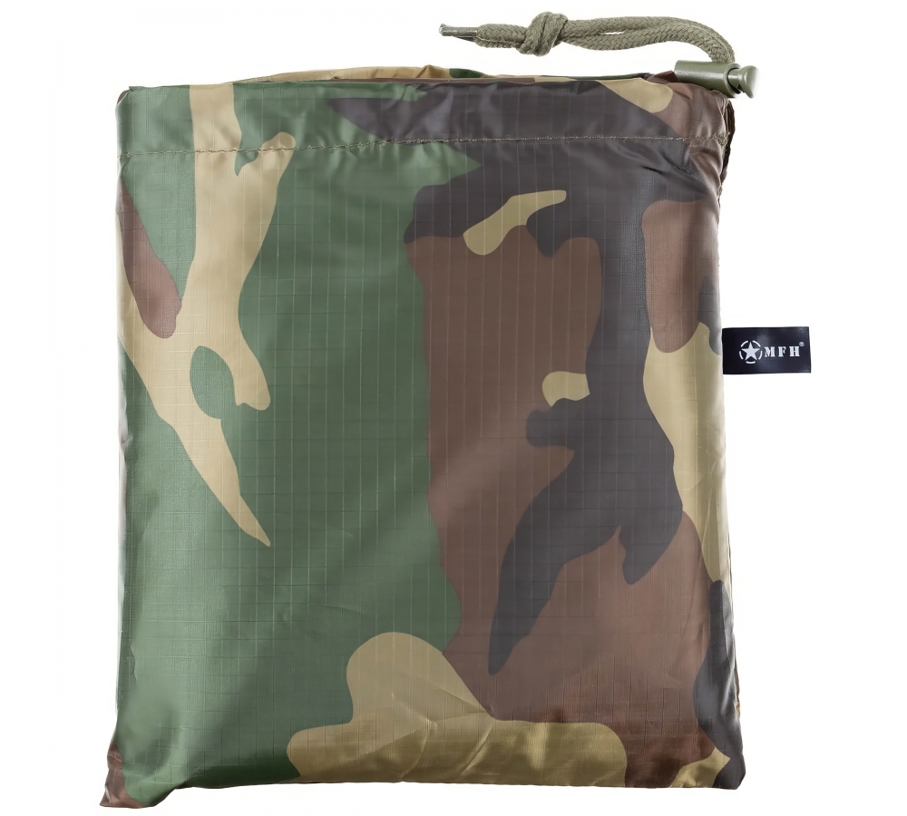 Poncho Rip Stop woodland ca. 144 x 223 cm