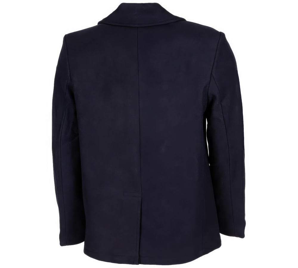 US Pea Coat blau mit blauen Knöpfen
