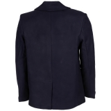 US Pea Coat blau mit blauen Knöpfen