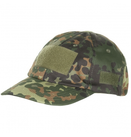 Einsatz-Cap mit Klett flecktarn