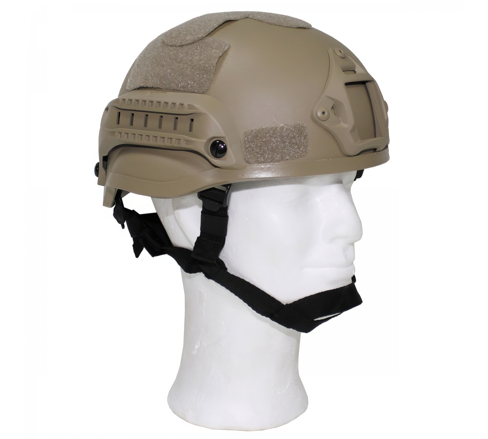 US Helm "MICH 2002" Rails coyote tan ABS-Kunststoff