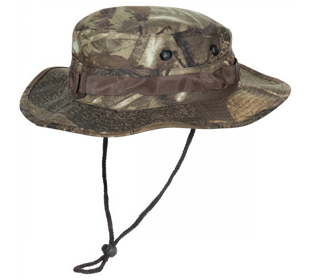US GI Buschhut Kinnband GI Boonie Rip Stop hunter-braun
