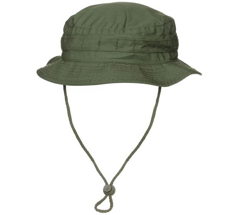 Brit. Buschhut mit Kinnband SF Boonie Rip Stop oliv