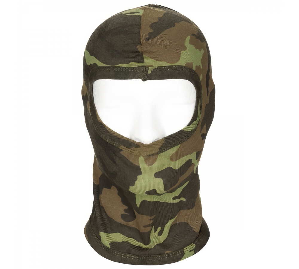 Balaclava 1-Loch dünn M 95 CZ tarn 100 % Baumwolle