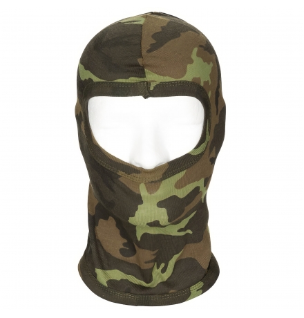Balaclava 1-Loch dünn M 95 CZ tarn 100 % Baumwolle