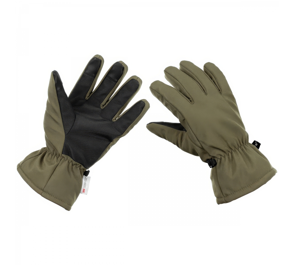 Gants Softshell vert OD Isolation 3M™ Thinsulate™