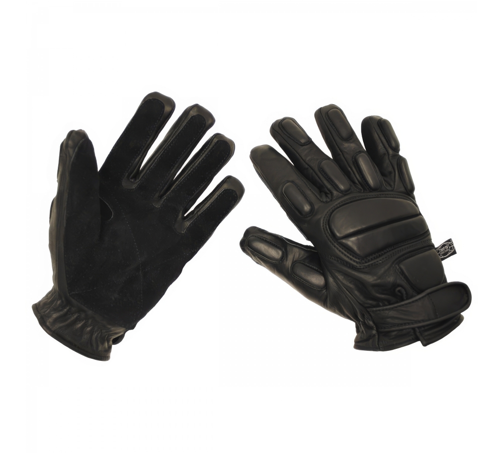 Guanti in pelle MFH "Protect", nero