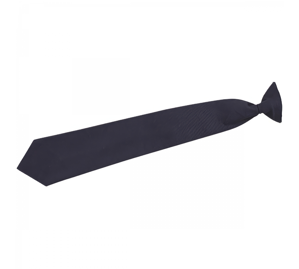 Cravatta con clip Sicurezza blu