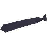 Cravatta con clip Sicurezza blu