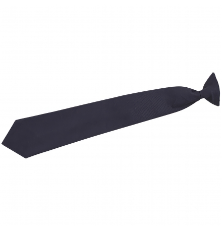 Cravatta con clip Sicurezza blu