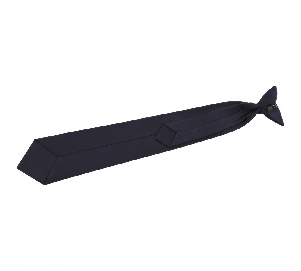 Cravatta con clip Sicurezza blu