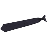 Cravatta con clip Sicurezza blu