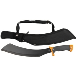 Machete "Samurai", gebogen, Gummigriff, Scheide, 34 cm – MFH