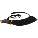 Machete "Samurai", gebogen, Gummigriff, Scheide, 34 cm – MFH