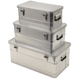 Transportkisten Alu 3er Set 34 l 55 l 100 l