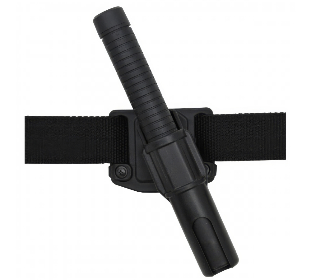 Schlagstockhalter 12 cm drehbar schwarz