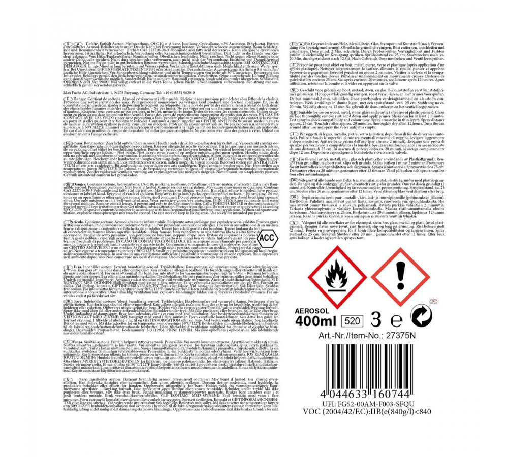 Army Farbspray SIGNALROT 400 ml