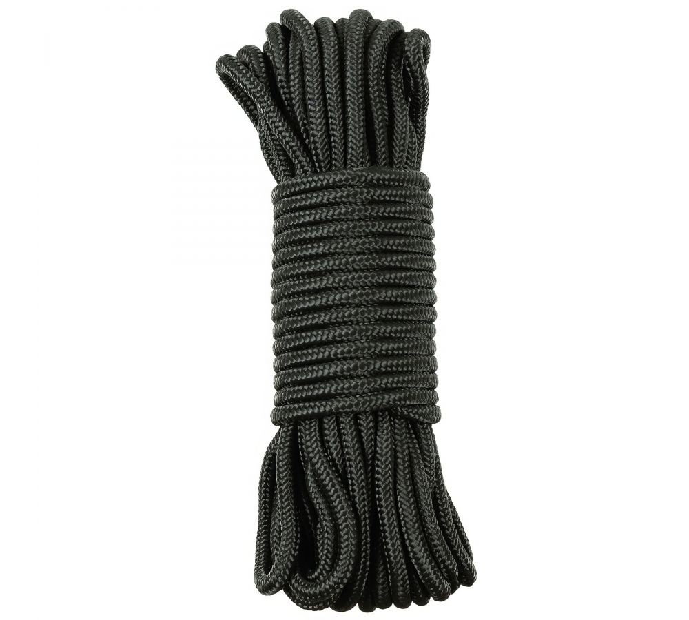 Seil schwarz 9 mm 15 Meter