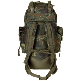 BW Muharebe Sırt Çantası MOLLE 65 l alüminyum çubuk flecktarn