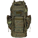 BW Muharebe Sırt Çantası MOLLE 65 l alüminyum çubuk flecktarn