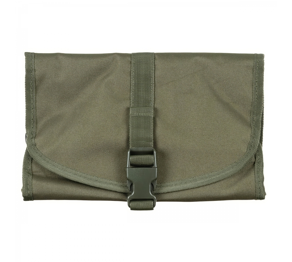 Trousse de toilette olive enroulable