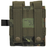 Magazine Pouch double small "MOLLE" flecktarn