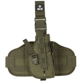 Pistolenbeinholster "MOLLE" rechts oliv