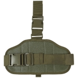 Pistolenbeinholster "MOLLE" rechts oliv