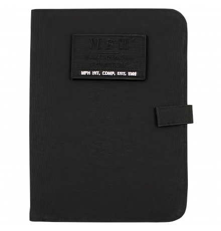 Planner "A5", with Velcro Panel, black, MFH