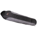 Mumienschlafsack "Advance" schwarz-grau
