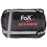 Mumienschlafsack "Advance" schwarz-grau