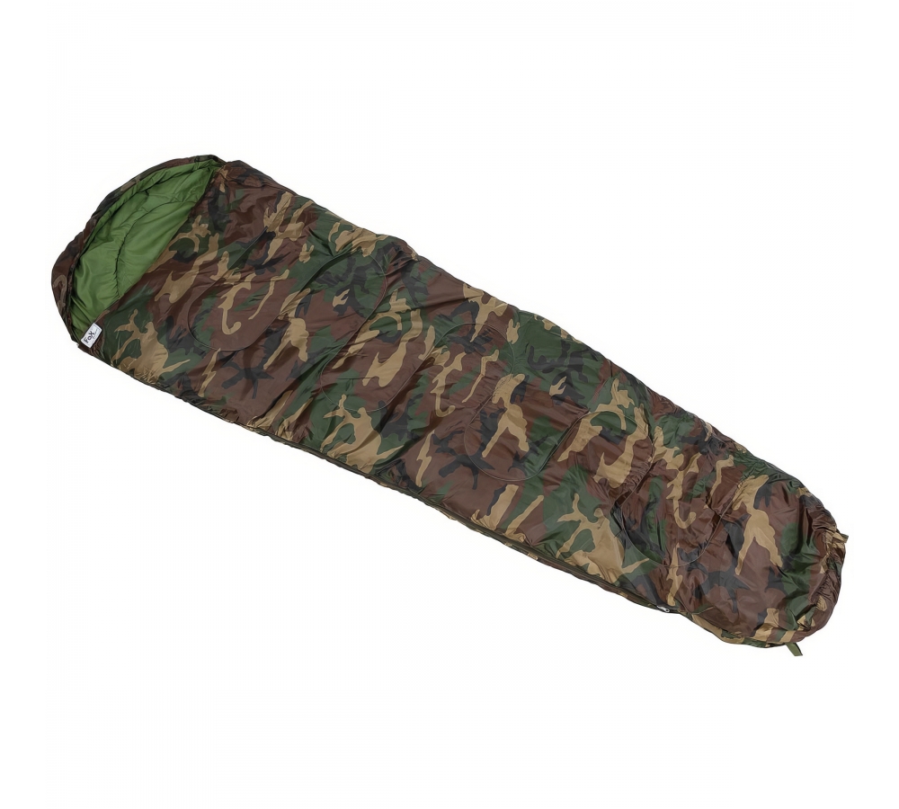 Mumienschlafsack woodland 2-lagige Füllung