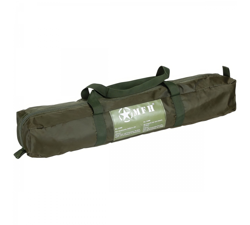 MFH Moskitonetz Zeltform oliv – Insektenschutz für draußen, Camping & Survival