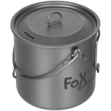 Topf Titan klein mit Deckel Klappgriffe ca. 11 l