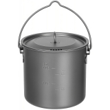 Topf Titan klein mit Deckel Klappgriffe ca. 11 l