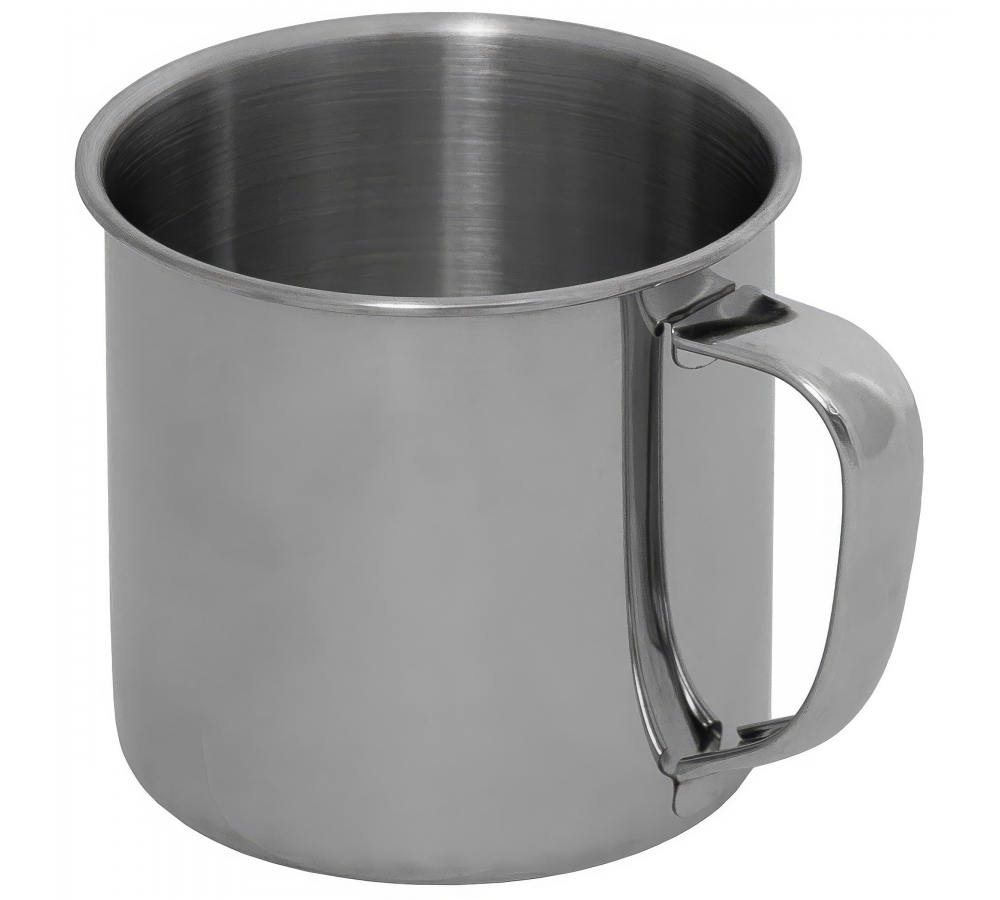 Tasse Edelstahl einwandig ca. 250 ml