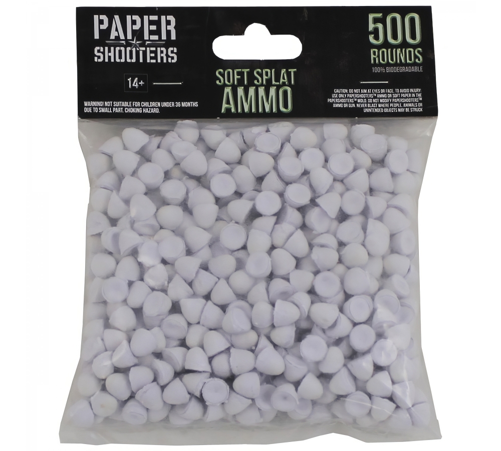 PAPER SHOOTERS Munition 500 Stück