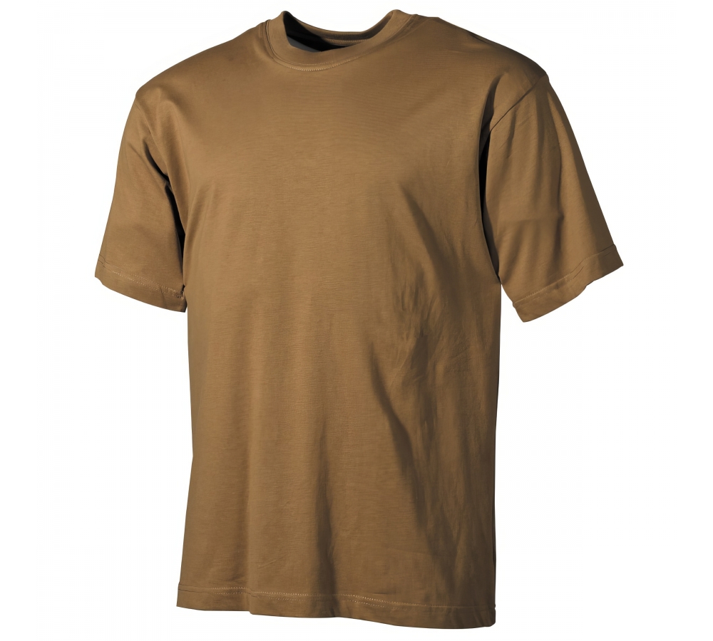 US T-Shirt short-sleeved coyote 170 g/m²