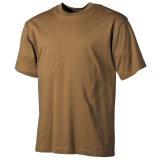 US T-Shirt short-sleeved coyote 170 g/m²