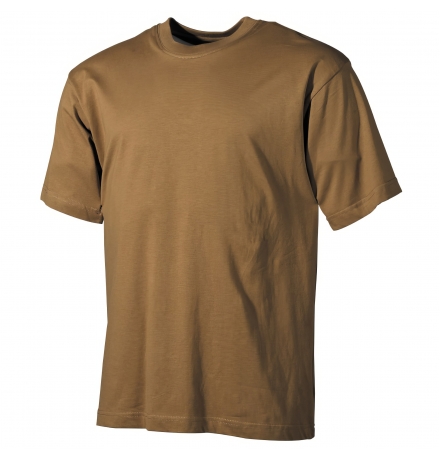 US T-Shirt short-sleeved coyote 170 g/m²