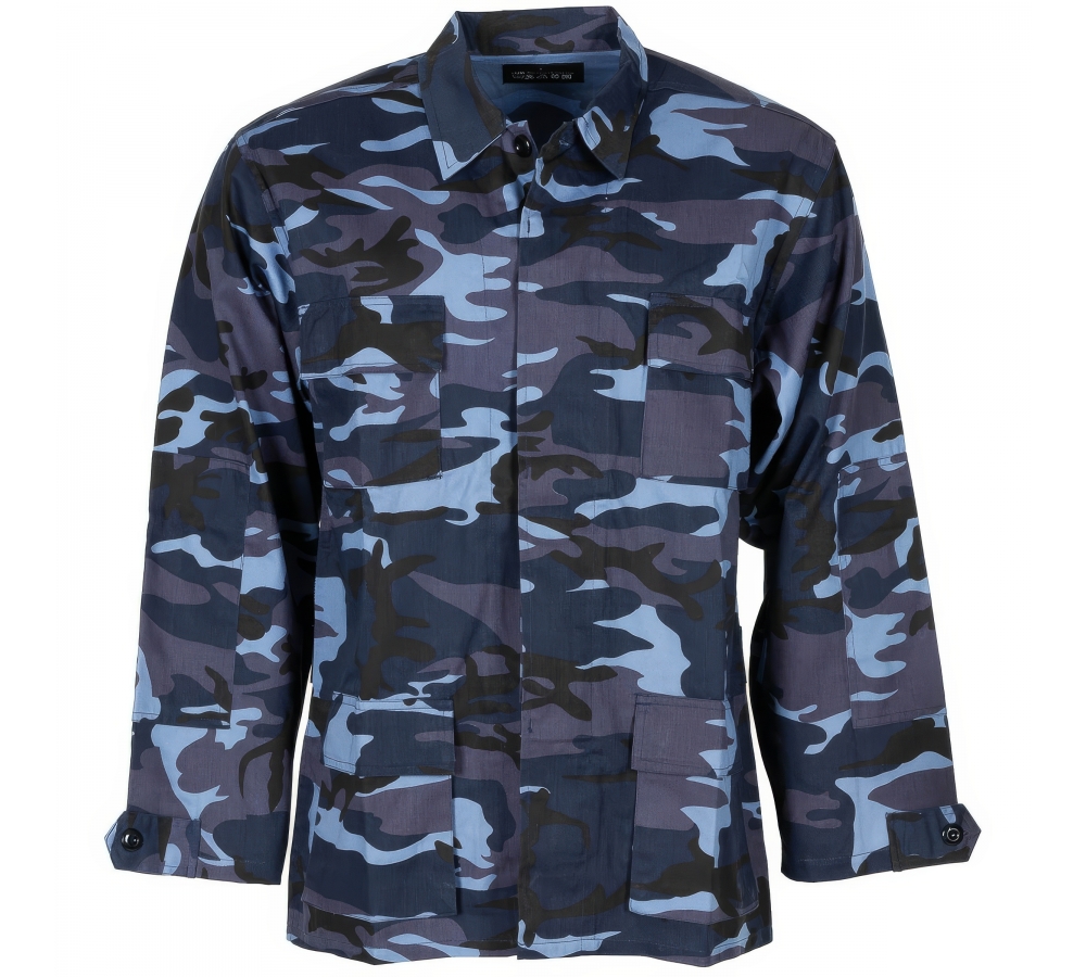 US BDU Feldjacke skyblue
