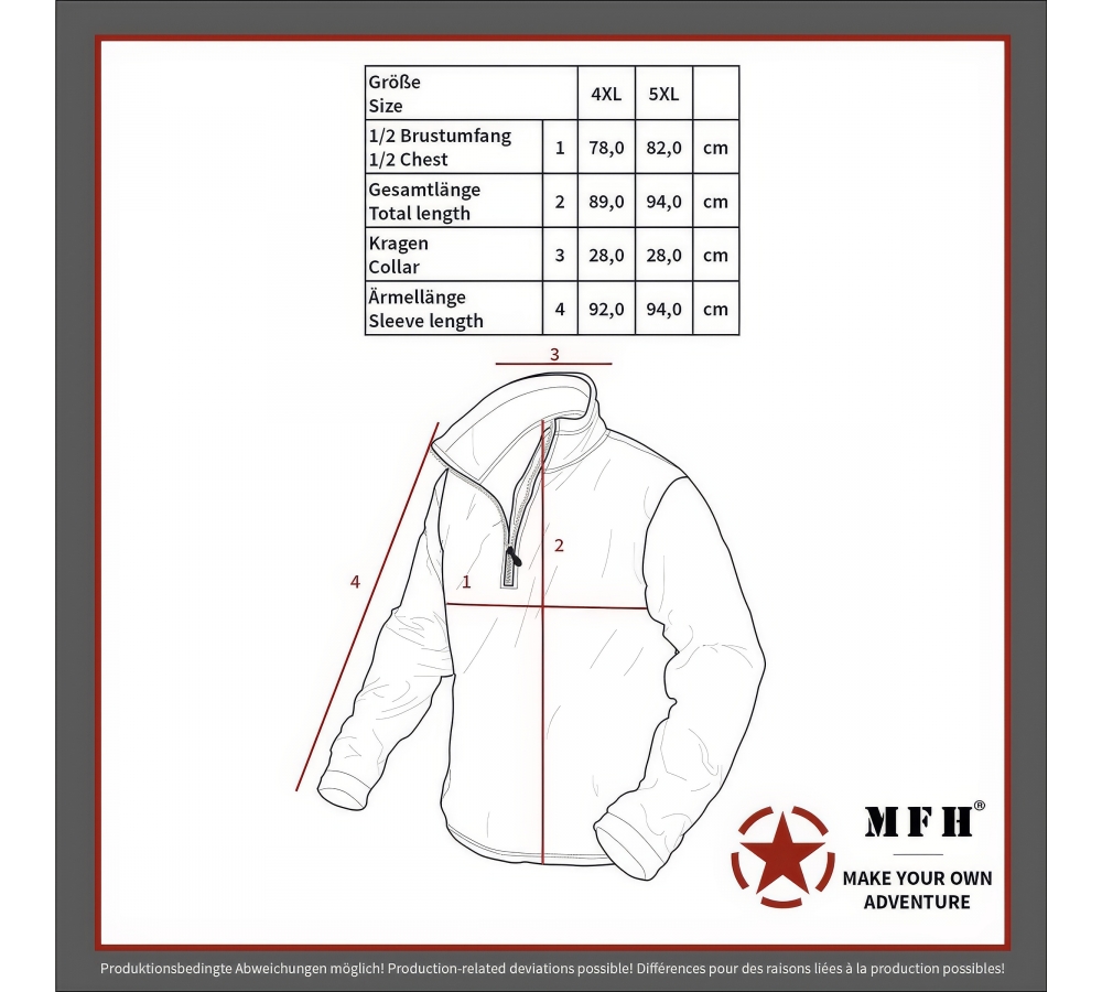 Chaqueta térmica GB Ligera negra tallas grandes