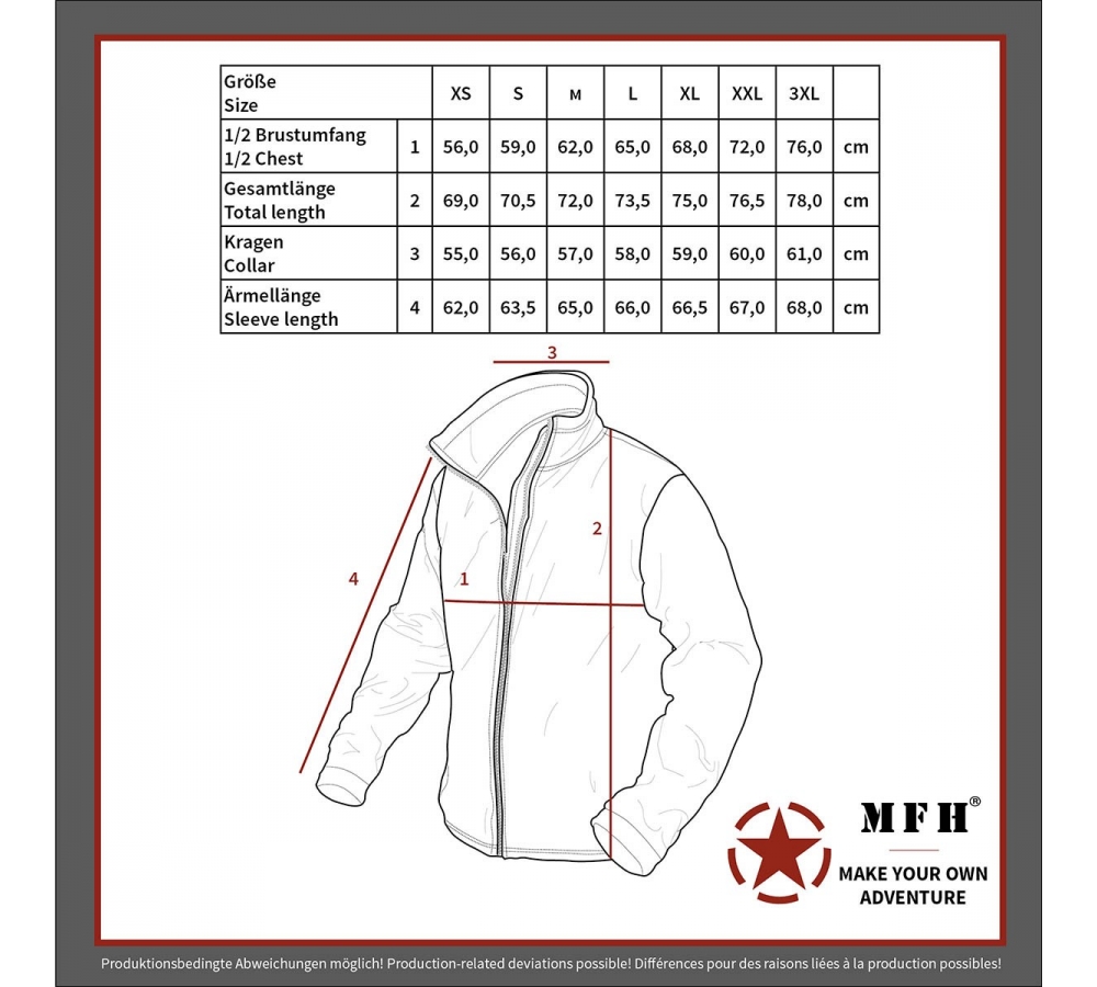 Chaqueta de forro polar Alpin verde OD