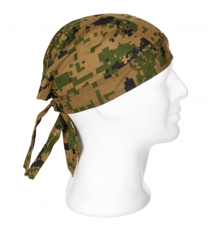 Headwrap digital woodland