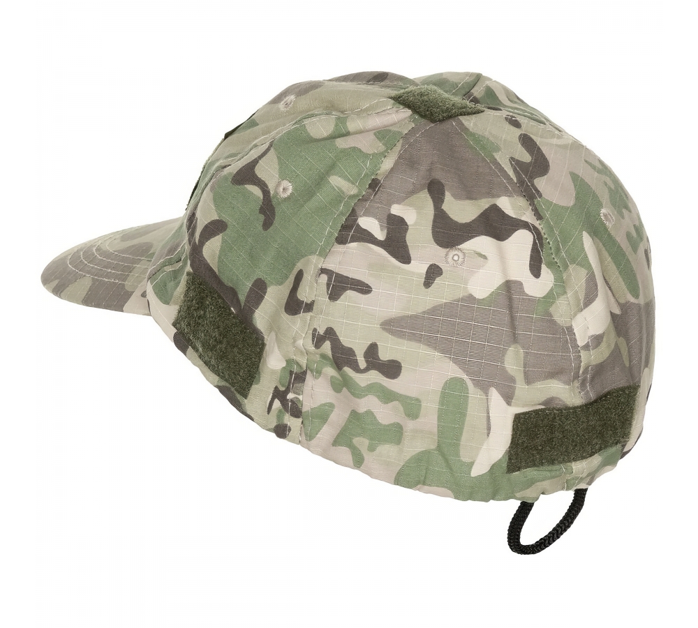 Einsatz-Cap mit Klett operation-camo